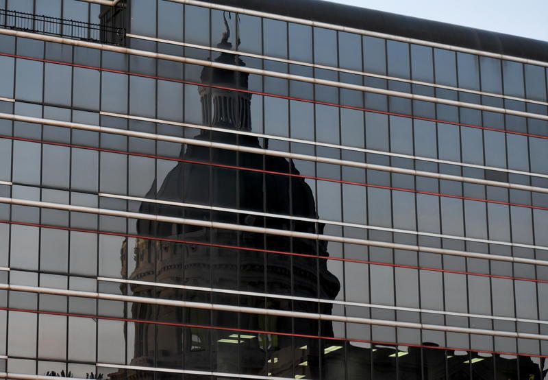 The Indiana Statehouse.