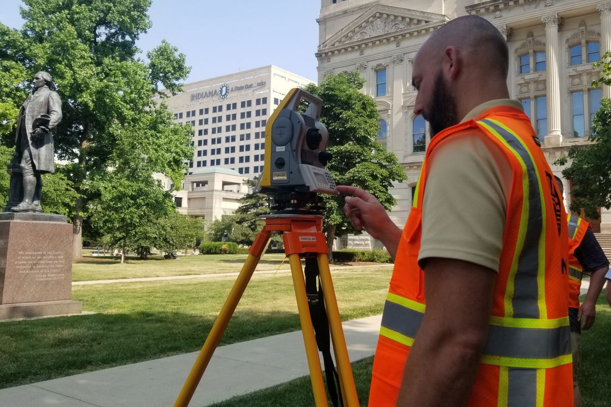 Indiana teachers are receiving training this week for a variety of civil construction skills.