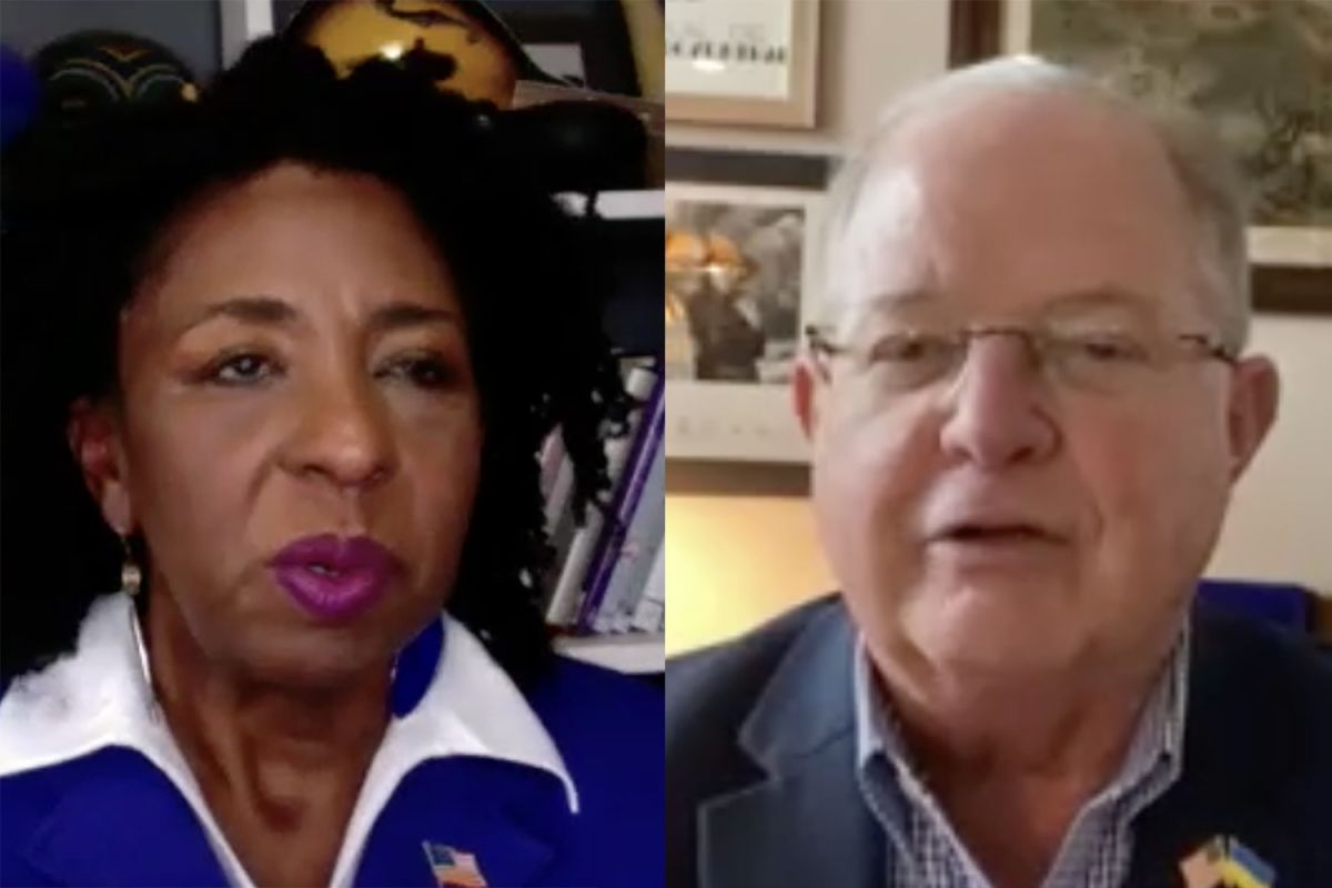 Dr. Valerie McCray, left, and Marc Carmichael, right, are the Democratic candidates for Indiana's 2024 U.S. Senate race.