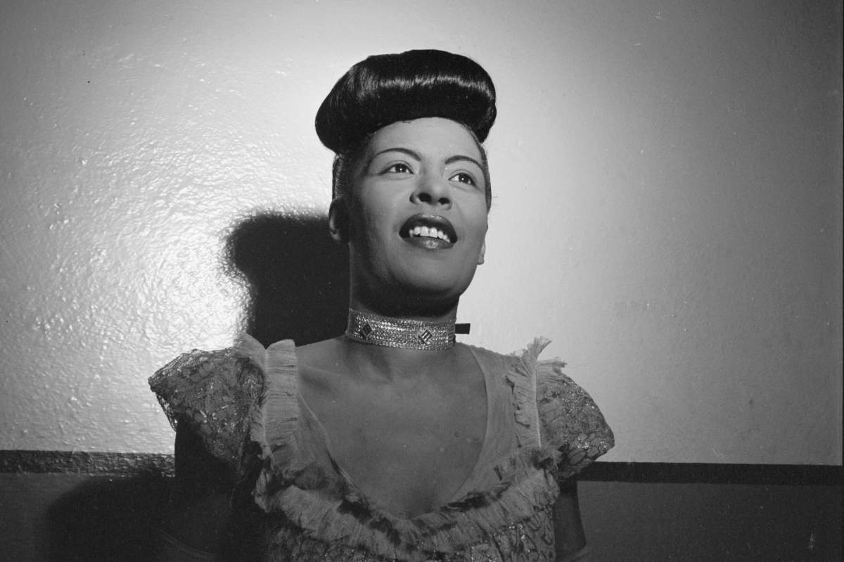 Billie Holiday at Carnegie Hall, c. 1946 (Credit: William P. Gottlieb Collection, Library of Congress)