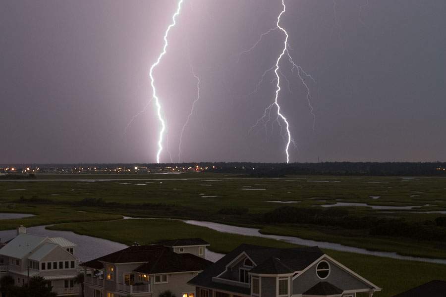 lightening strikes