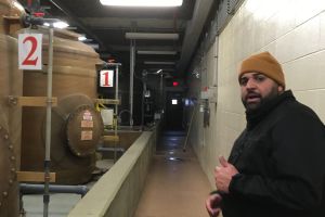 Hector Ortiz Sanchez at the Dillman Wastewater Treatment Plant