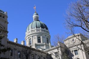 The Indiana Statehouse. 