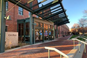 The new polling center, Election Operations, at 302 South Walnut Street.