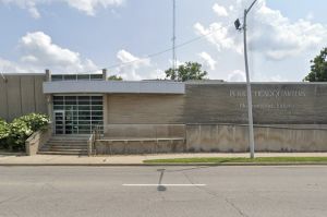 A close shot of Bloomington City Hall.