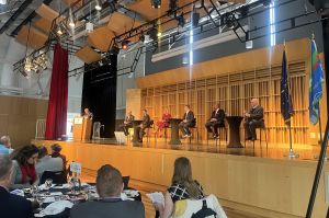 Six candidates running for governor in Indiana discussed their running platforms and economic issues throughout the state at a forum on 12/8/23.