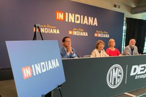 A photo of the Indiana Women&amp;apos;s Prison sign.