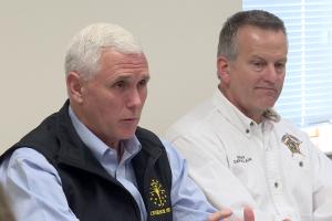 Mike Pence in Scott County