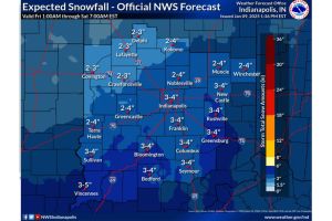 Kate Riordan, x-ray technologist, is given a lift home from Ryan Sermersheim Monday afternoon. While roads to her Evansville west side home weren&amp;apos;t perfect that afternoon, they weren&amp;apos;t drivable that morning &amp;#8212; except by a lifted four-wheel drive. Serm