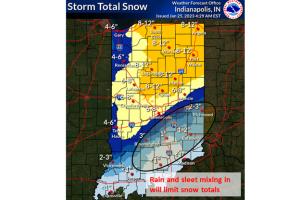 The most intense snowfall rates will occur between now and noon, before the snow begins to taper off in the afternoon.