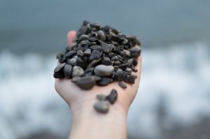 Pebbles in hand